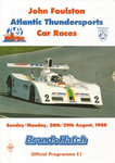 Programme cover of Brands Hatch Circuit, 29/08/1988