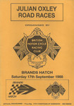 Programme cover of Brands Hatch Circuit, 17/09/1988