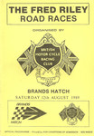 Programme cover of Brands Hatch Circuit, 12/08/1989