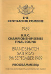 Programme cover of Brands Hatch Circuit, 09/09/1989