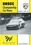 Programme cover of Brands Hatch Circuit, 11/05/1991
