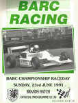 Programme cover of Brands Hatch Circuit, 23/06/1991