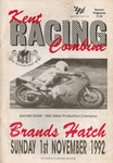 Programme cover of Brands Hatch Circuit, 01/11/1992