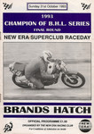 Programme cover of Brands Hatch Circuit, 31/10/1993