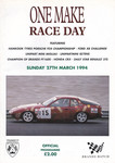 Programme cover of Brands Hatch Circuit, 27/03/1994