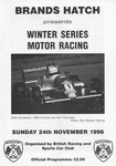 Programme cover of Brands Hatch Circuit, 24/11/1996