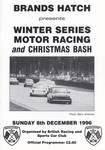 Programme cover of Brands Hatch Circuit, 08/12/1996