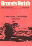 Programme cover of Brands Hatch Circuit, 05/09/1971
