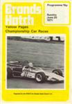 Programme cover of Brands Hatch Circuit, 20/06/1971