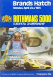 Programme cover of Brands Hatch Circuit, 23/04/1973