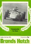 Programme cover of Brands Hatch Circuit, 02/06/1974