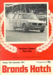 Programme cover of Brands Hatch Circuit, 15/09/1974