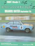Programme cover of Brands Hatch Circuit, 07/09/1975