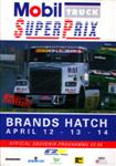 Programme cover of Brands Hatch Circuit, 14/04/1991