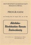 Programme cover of Braunschweig Autobahn, 24/08/1947