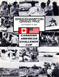 Programme cover of Bridgehampton Raceway, 15/09/1968