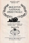 Programme cover of Brighton Speed Trials, 09/09/1978