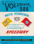 Programme cover of Bristol Motor Speedway, 30/07/1961
