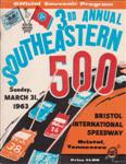 Programme cover of Bristol Motor Speedway, 31/03/1963