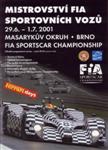 Programme cover of Brno Circuit, 01/07/2001