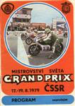 Programme cover of Brno Circuit, 19/08/1979