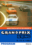 Programme cover of Brno Circuit, 10/06/1984