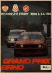 Programme cover of Brno Circuit, 08/06/1986