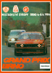 Programme cover of Brno Circuit, 08/06/1986