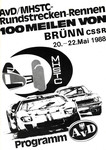 Programme cover of Brno Circuit, 22/05/1988