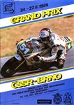 Programme cover of Brno Circuit, 27/08/1989