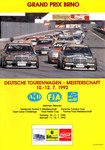Programme cover of Brno Circuit, 12/07/1992