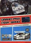 Programme cover of Brno Circuit, 10/07/1988
