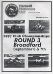 Programme cover of Broadford Track, 07/09/1997