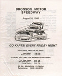 Programme cover of Bronson Motor Speedway, 28/08/1993