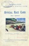 Programme cover of Brooklands (GBR), 06/10/1909