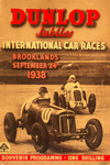 Programme cover of Brooklands (GBR), 24/09/1938