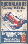 Programme cover of Brooklands (GBR), 06/05/1939