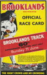 Programme cover of Brooklands (GBR), 11/06/1967