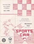 Programme cover of Buchanan Field, 01/07/1956