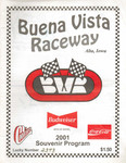 Programme cover of Buena Vista Raceway, 2001