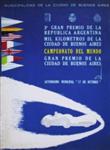 Programme cover of Buenos Aires, 16/01/1955