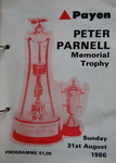 Programme cover of Breedon Everard Raceway, 31/08/1986