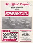 Programme cover of Butler Motor Speedway, 11/07/1987