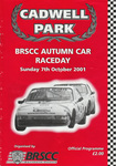 Programme cover of Cadwell Park Circuit, 07/10/2001