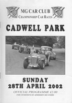 Programme cover of Cadwell Park Circuit, 28/04/2002
