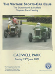 Programme cover of Cadwell Park Circuit, 23/06/2002