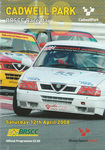 Programme cover of Cadwell Park Circuit, 12/04/2008