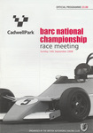 Programme cover of Cadwell Park Circuit, 14/09/2008