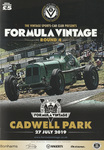 Programme cover of Cadwell Park Circuit, 27/07/2019