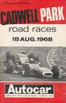 Programme cover of Cadwell Park Circuit, 18/08/1968